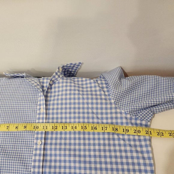 Chaps Gingham Mixed Pattern Shirt - Picture 6 of 8